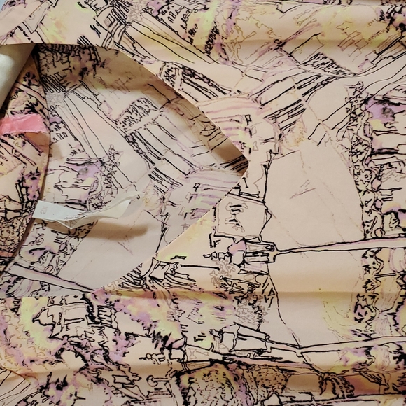 Melissa McCarthy seven7 pink top blouse flow sleeves plus size 2x - Picture 4 of 12